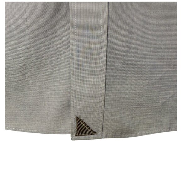 UNTUCKit Recolte Casual Button Up Shirt Regular Fit Grey Men's 3XL - Picture 4 of 4